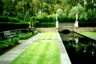 The Water Garden at the Priory House