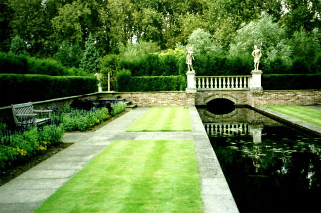 The Water Garden at the Priory House